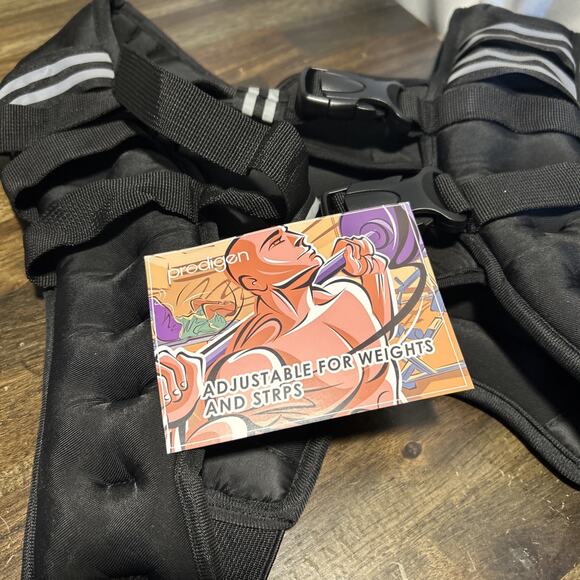 Prodigen Weighted Vest for Women and Men 12 Lbs with Reflective Stripe and D - Picture 5 of 8